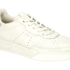 Ecco 53981452292 STREET COURT Herren Sneaker wei?-shadow white-Glattleder-Vel...
