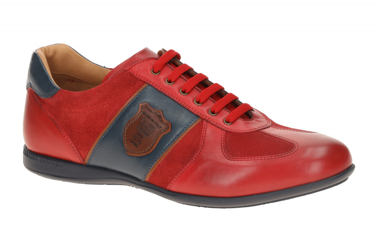 Galizio Torresi 319560 70659 Herren Sneakers rot papavero blu Echtleder gepol... 1 Galizio Torresi 319560 70659 Herren Sneakers rot papavero blu Echtleder gepol...