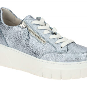 Gabor 63.220.66 Damen Plateau Sneaker azur blau Echtleder Wechselfu?bett