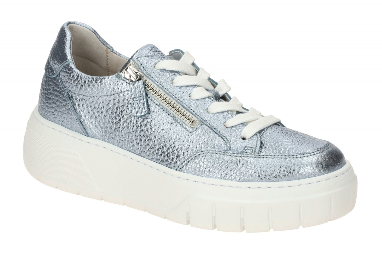 Gabor 63.220.66 Damen Plateau Sneaker azur blau Echtleder Wechselfu?bett 1 Gabor 63.220.66 Damen Plateau Sneaker azur blau Echtleder Wechselfu?bett