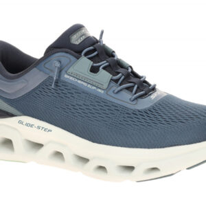 Skechers 233026 NVY Herren Sneaker Halbschuh blau vegan Air Cooled Memory Foam