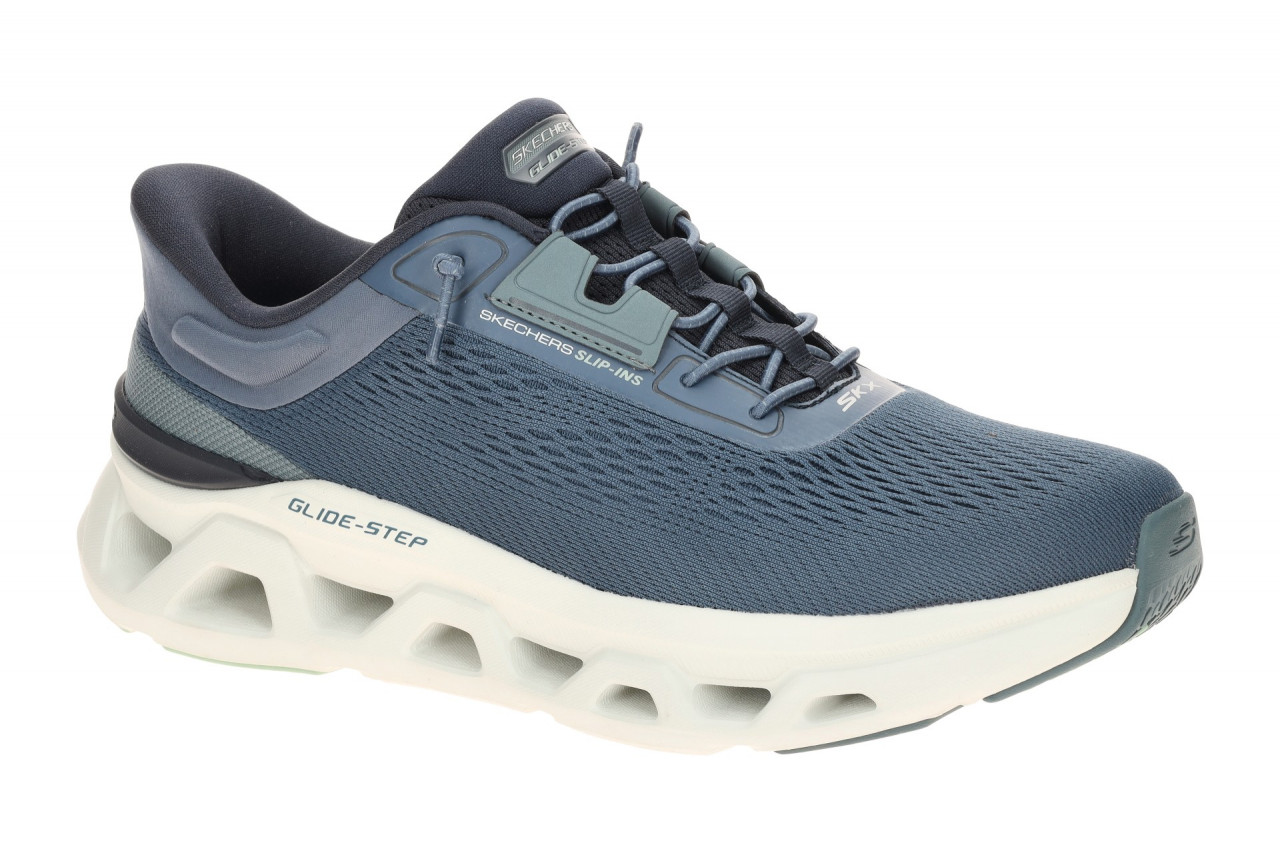 Skechers 233026 NVY Herren Sneaker Halbschuh blau vegan Air Cooled Memory Foam 1 Skechers 233026 NVY Herren Sneaker Halbschuh blau vegan Air Cooled Memory Foam
