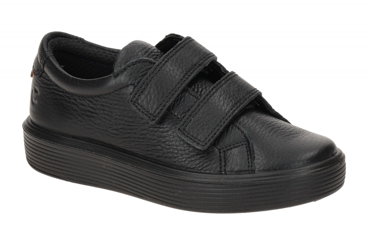 Ecco 71381251052 Soft 60 Kid's Klett Sneaker - All Black Jungen Kinderschuhe 1 Ecco 71381251052 Soft 60 Kid's Klett Sneaker - All Black Jungen Kinderschuhe