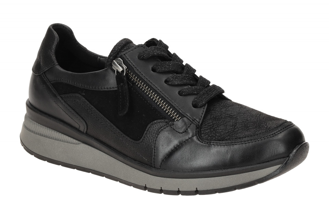 Gabor 76.307.67 Damen Sneaker schwarz - Gabor Comfort, flaches Profil 1 Gabor 76.307.67 Damen Sneaker schwarz - Gabor Comfort, flaches Profil