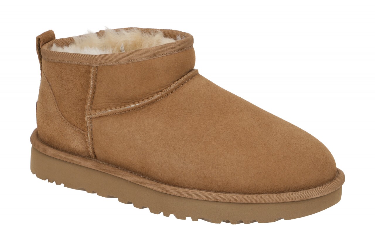 UGG 1116109 CHE Classic Ultra Mini Damen Winterstiefel Chestnut Lammfell-Futter 1 UGG 1116109 CHE Classic Ultra Mini Damen Winterstiefel Chestnut Lammfell-Futter