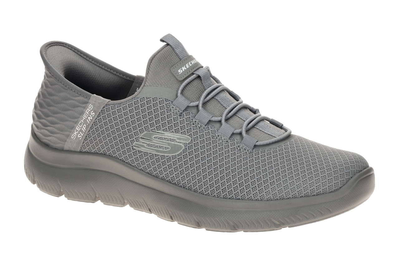 Skechers 232457 GRY Herren Slipper grau Textil Air Cooled Memory Foam 1 Skechers 232457 GRY Herren Slipper grau Textil Air Cooled Memory Foam