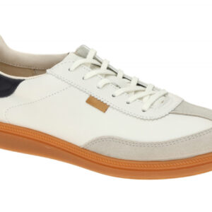 Ecco 235813 SOFT 11 WOMEN?s Retro Sneaker in Wei? - gravel/white/marine