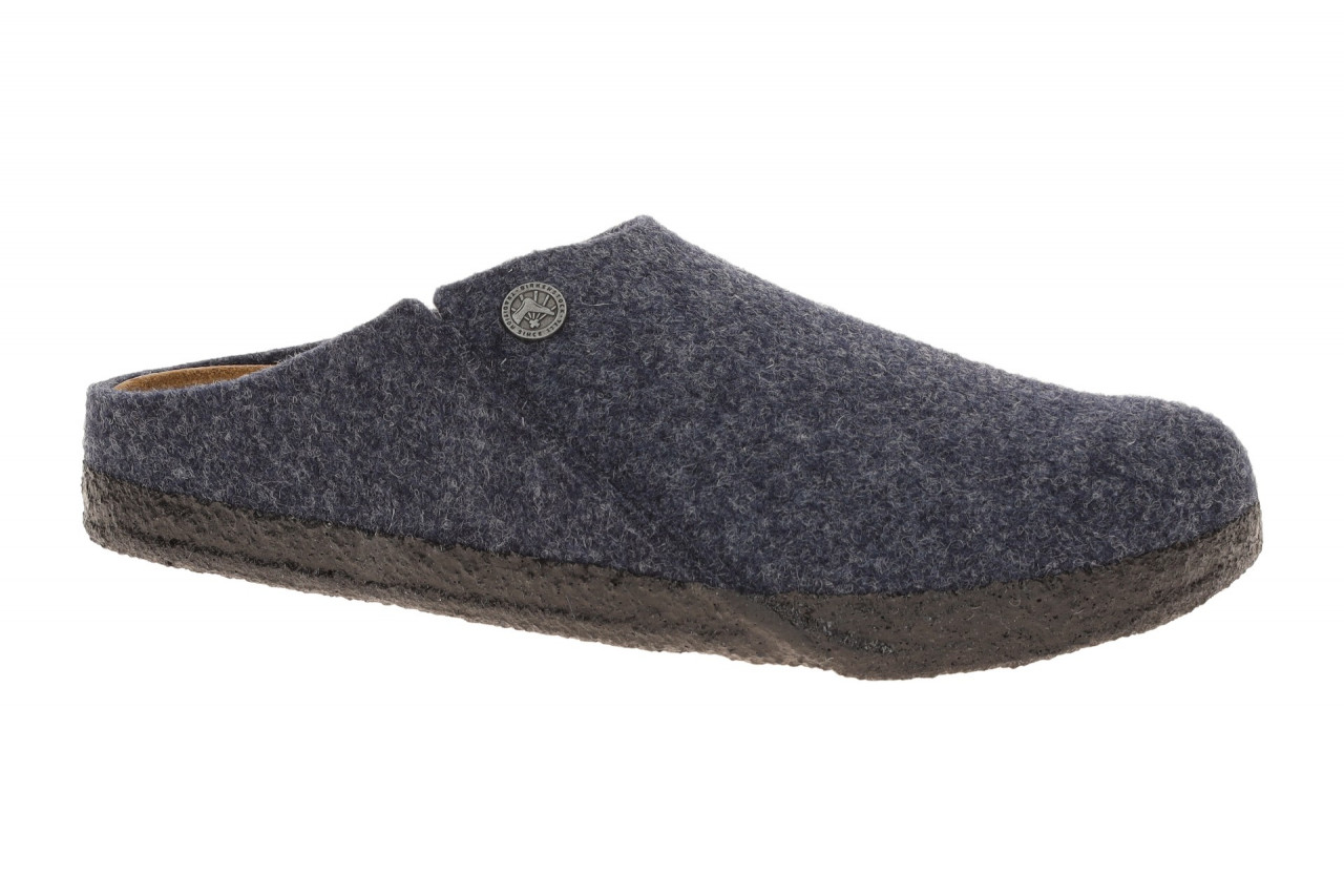 Birkenstock 1017519 ZERMATT RIVET Hausschuhe Clogs Blau Dark Blue Wolle-Leder... 1 Birkenstock 1017519 ZERMATT RIVET Hausschuhe Clogs Blau Dark Blue Wolle-Leder...