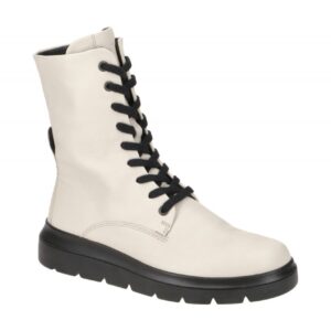 ECCO 21621301378 Nouvelle Damenstiefel Beige Limestone Schn?rung & Rei?versch...