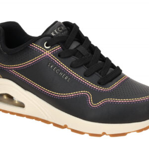 Skechers 177022 BLK Damen Sportliche Halbschuhe in Schwarz - Air Cooled Memor...