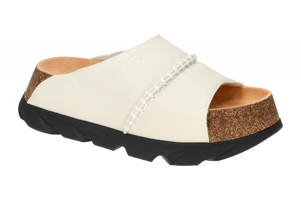 UGG 1152695 OWH Damen Pantolette off white Echtleder flexibel leicht Plateau 1 UGG 1152695 OWH Damen Pantolette off white Echtleder flexibel leicht Plateau