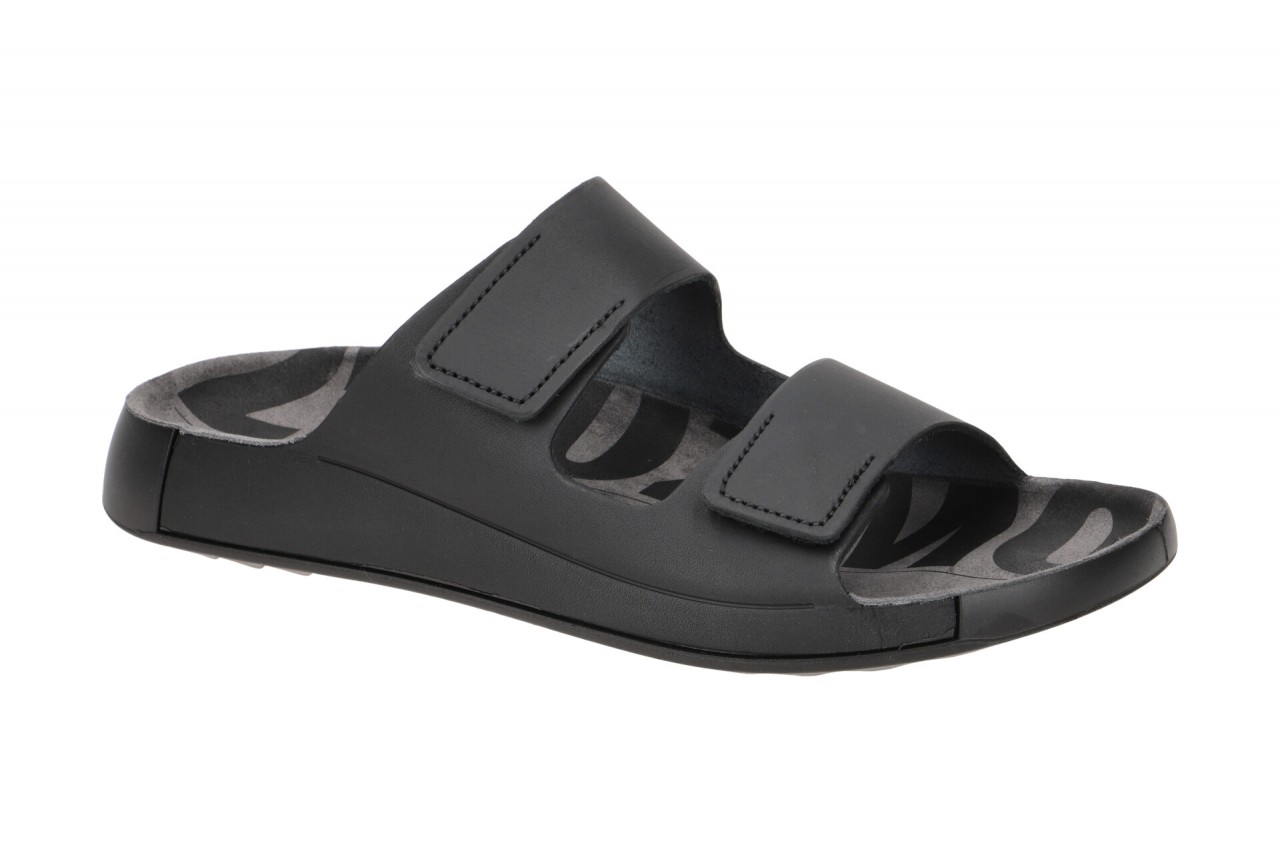 Ecco 50090401001 Men's Pantoletten schwarz - black Echtleder mit Klettverschluss 1 Ecco 50090401001 Men's Pantoletten schwarz - black Echtleder mit Klettverschluss