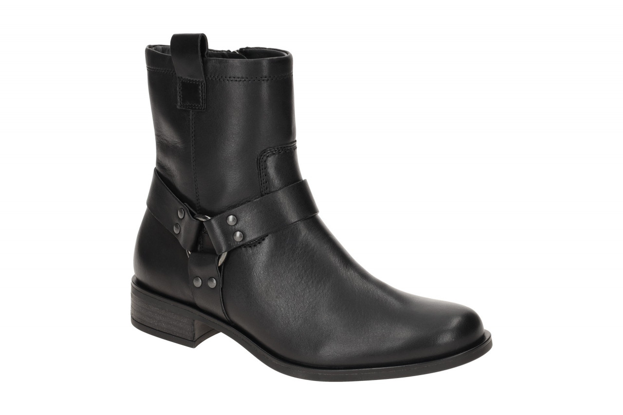 Paul Green Damen Stiefeletten 8188-00 Schwarz bequeme Biker Boots 1 Paul Green Damen Stiefeletten 8188-00 Schwarz bequeme Biker Boots