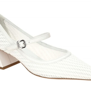 H?gl 4528 0200 ARABELLA Damenschuhe wei? Glattleder Mary Jane Pumps