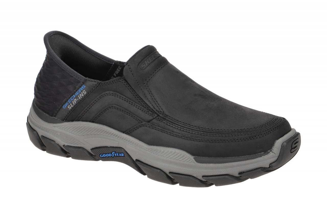 Skechers 204810 BLK Herren Slipper - RESPECTED ELGIN Schwarz Air Cooled Memor... 1 Skechers 204810 BLK Herren Slipper - RESPECTED ELGIN Schwarz Air Cooled Memor...