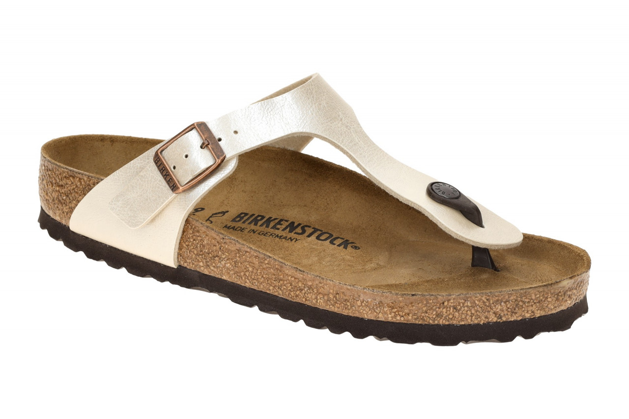 Birkenstock 943871 Gizeh BS Damen Pantoletten Wei? - graceful pearl white, An... 1 Birkenstock 943871 Gizeh BS Damen Pantoletten Wei? - graceful pearl white, An...