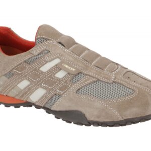 Geox U4207L Herrenschuhe beige/dark orange atmungsaktiv wasserdicht Gummisohle