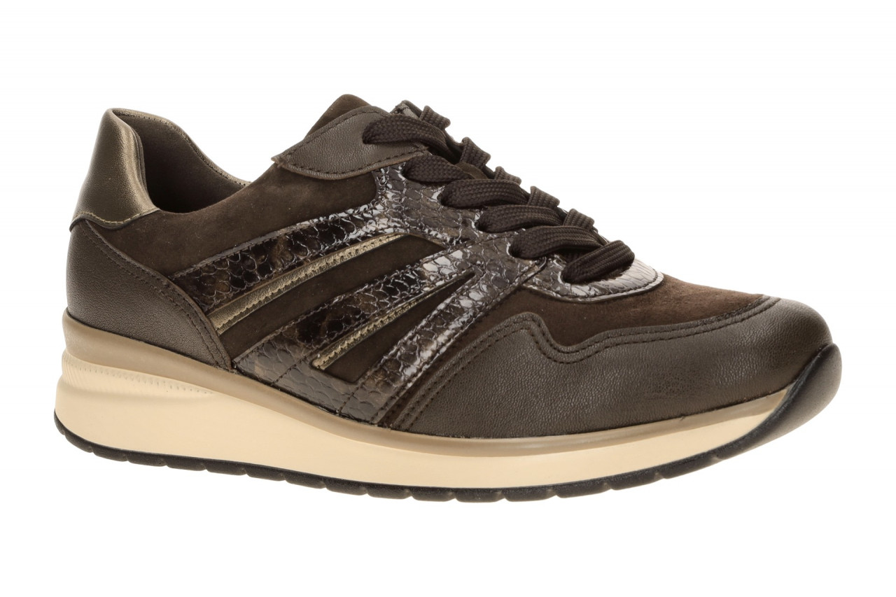 Gabor 6020.01 Dunkelbraune Schn?r-Halbschuhe, K-Weite, Wedge-Absatz 1 Gabor 6020.01 Dunkelbraune Schn?r-Halbschuhe, K-Weite, Wedge-Absatz