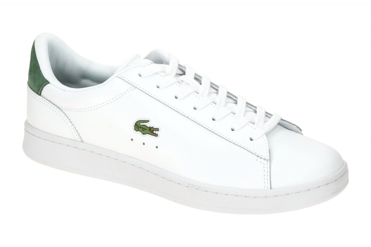 Lacoste CARNABY SET Herren Sneaker 48SMA0011 Wei?/Green Glattleder/Velourleder 1 Lacoste CARNABY SET Herren Sneaker 48SMA0011 Wei?/Green Glattleder/Velourleder