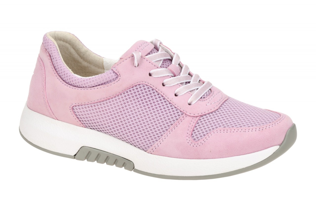 Gabor 46.946.35 ROLLINGSOFT Rosa Blossom Sneaker G-Weite, Velourleder/Mesh, W... 1 Gabor 46.946.35 ROLLINGSOFT Rosa Blossom Sneaker G-Weite, Velourleder/Mesh, W...