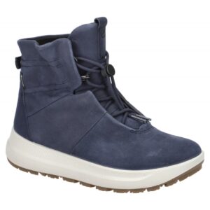 Ecco Solice 42011302303 Winterstiefelette Damen Blau Night Sky Gore-Tex wasse...