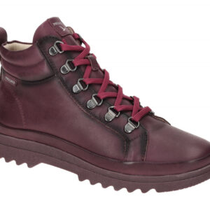 Pikolinos W3W-8564C11 grape VIGO Damen Stiefeletten dunkelrot Leder mit Texti...