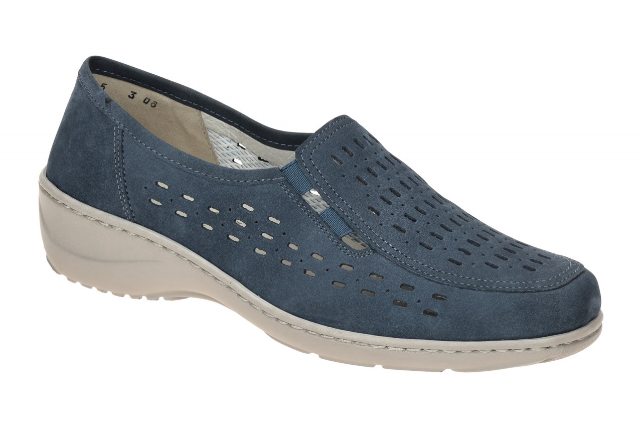 Waldl?ufer 607503 KYA Damen Slipper blau Jeans Echtleder bequem Keilabsatz 1 Waldl?ufer 607503 KYA Damen Slipper blau Jeans Echtleder bequem Keilabsatz