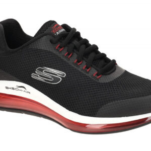 Skechers 232036 BKRD Herren Sneaker Schwarz Air Cooled Memory Foam