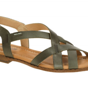 Pikolinos Damen Sandalette W0X-0556ST pickle Gr?n Riemchen Sandalen ALGAR 1cm...
