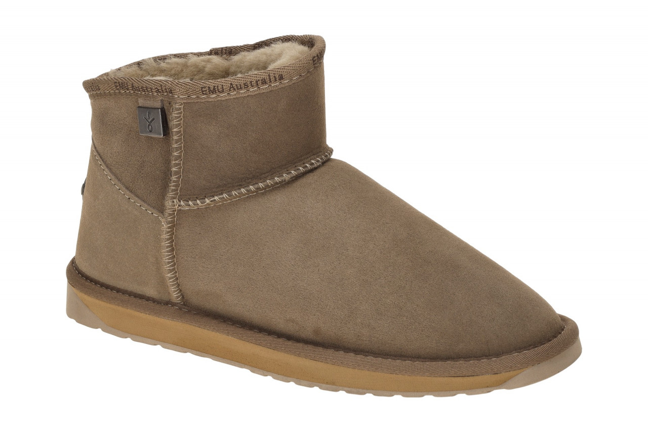 EMU WP11875 MUSH Damen Winterstiefelette grau Lammfell Schafth?he 11cm 1 EMU WP11875 MUSH Damen Winterstiefelette grau Lammfell Schafth?he 11cm