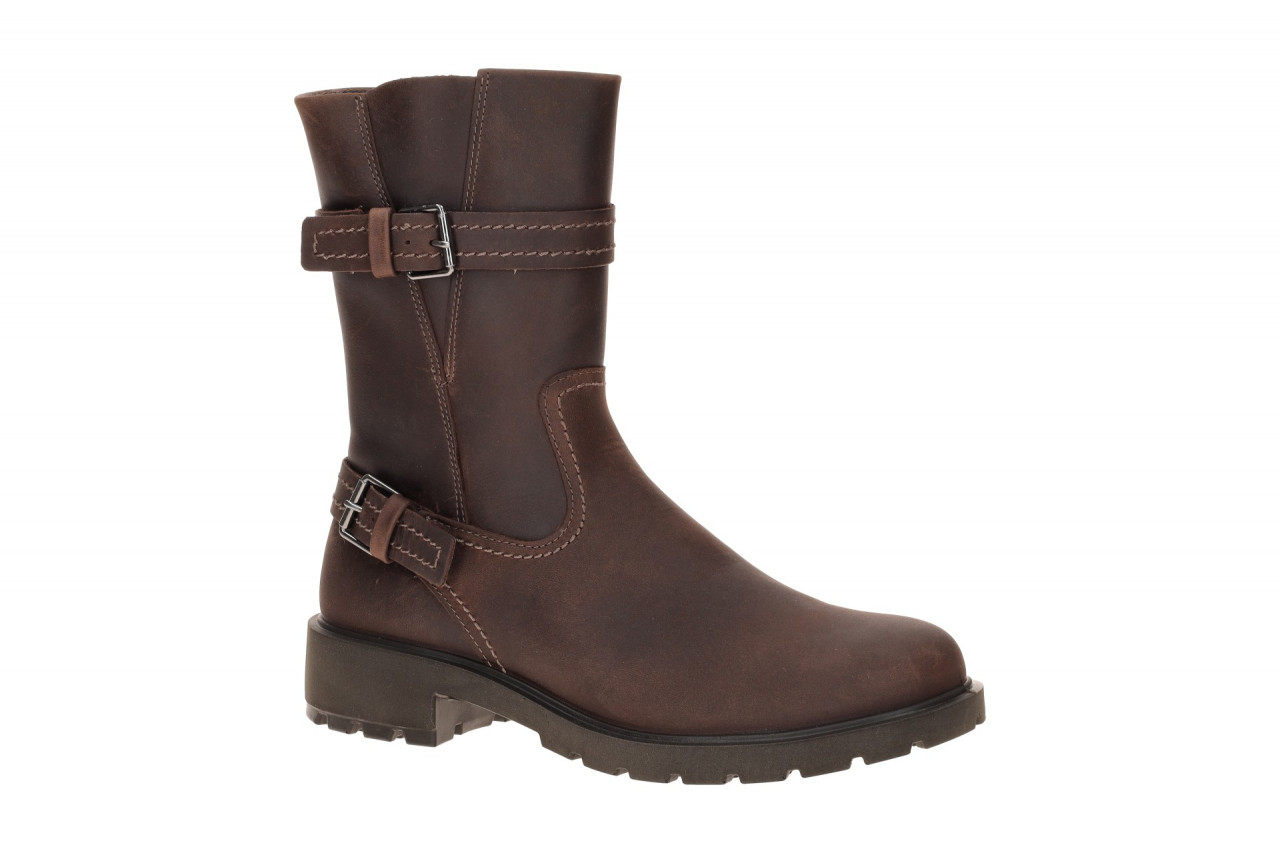 ECCO 231383 Marron Biker Boot Damen Stiefeletten - bequeme, dunkelbraune Fett... 1 ECCO 231383 Marron Biker Boot Damen Stiefeletten - bequeme, dunkelbraune Fett...