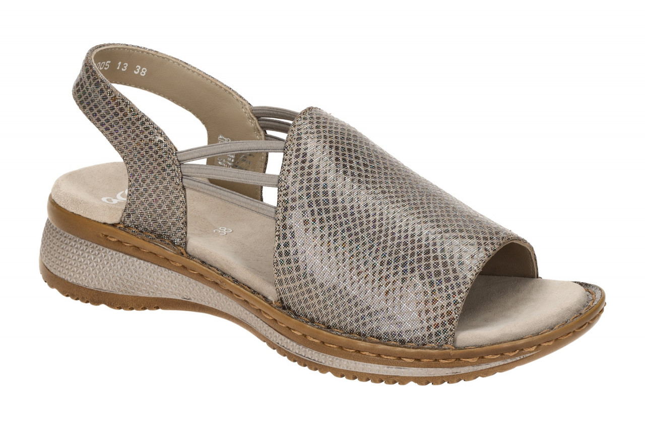 ara Damen Sandale - HAWAII 2.0 in Grau Cashmere mit Velourleder & Keilabsatz 1 ara Damen Sandale - HAWAII 2.0 in Grau Cashmere mit Velourleder & Keilabsatz