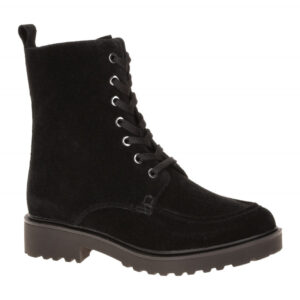 CAPRICE 25314 Damen Stiefeletten Schwarz - bequeme Mokassin Boots mit Warmfutter