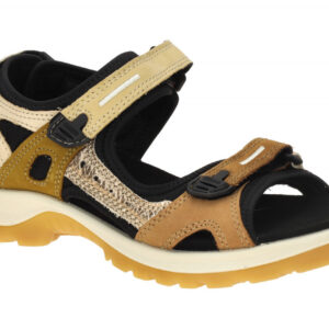 Ecco 069563 OFFROAD Yucatan Damen Sandale braun Multicolor Gummisohle