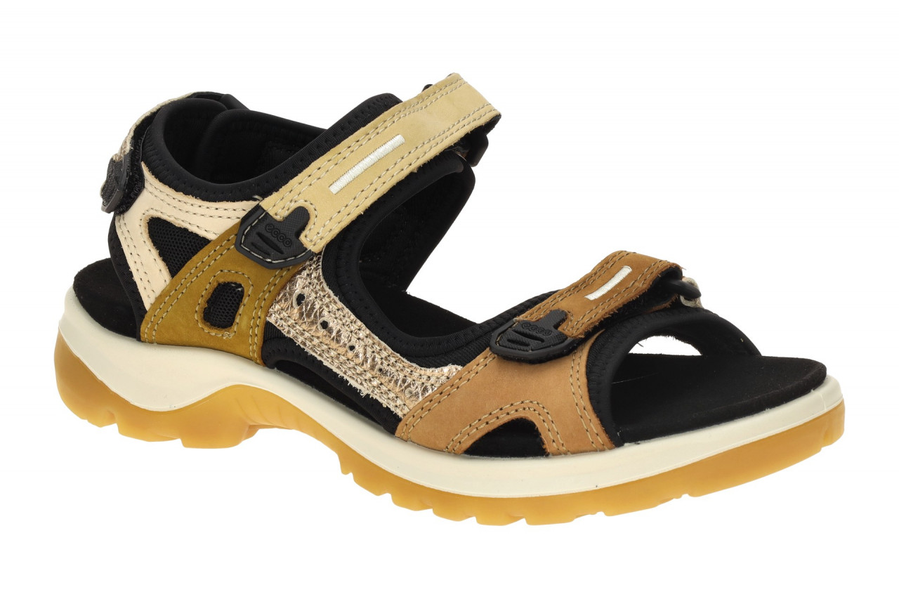 Ecco 069563 OFFROAD Yucatan Damen Sandale braun Multicolor Gummisohle 1 Ecco 069563 OFFROAD Yucatan Damen Sandale braun Multicolor Gummisohle
