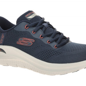 Skechers 232712 NVRD Herren Sneaker blau/rot Air Cooled Arch Fit - VEGAN, Mas...