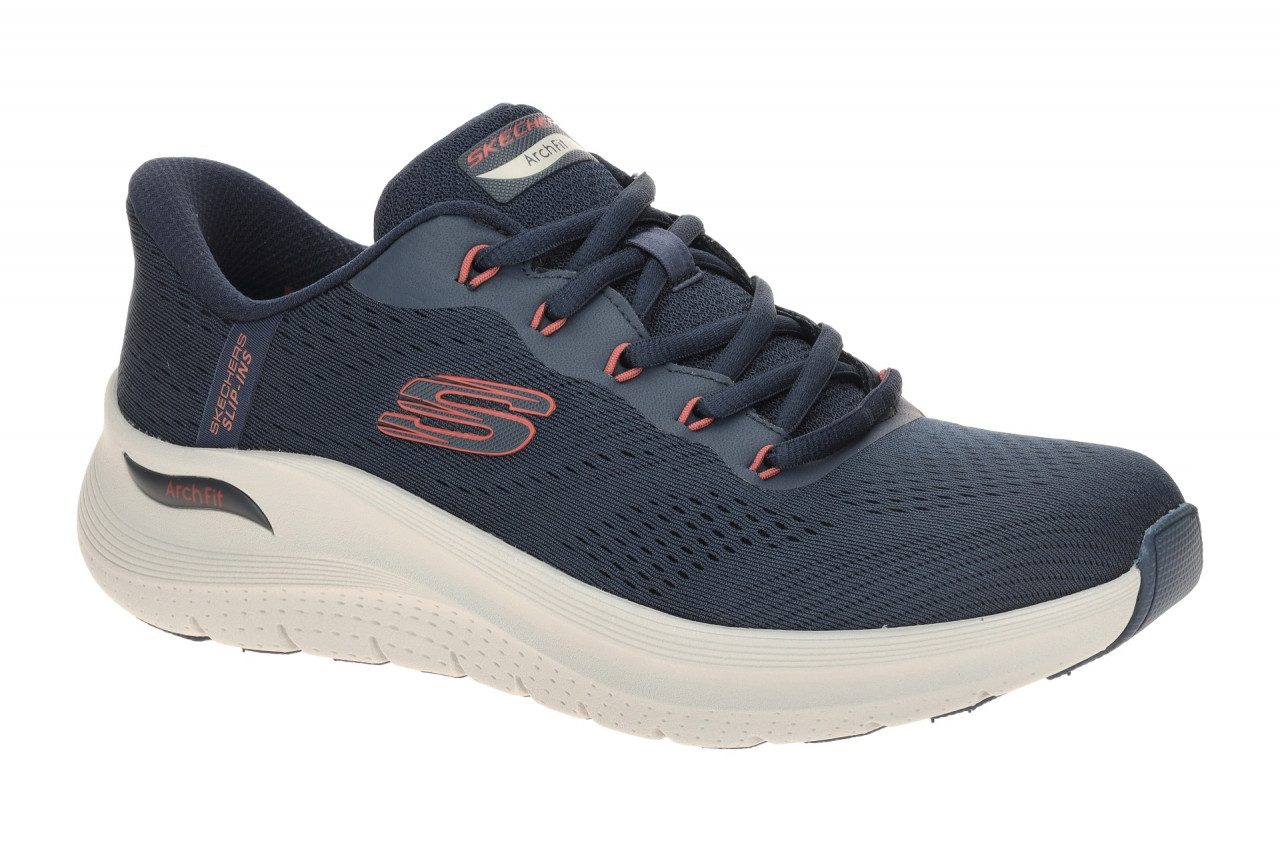 Skechers 232712 NVRD Herren Sneaker blau/rot Air Cooled Arch Fit - VEGAN, Mas... 1 Skechers 232712 NVRD Herren Sneaker blau/rot Air Cooled Arch Fit - VEGAN, Mas...