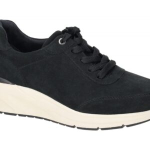 Tamaris 1-23760-42 805 Damen Sneaker navy Echtleder Komfort Fu?bett Relax Fit