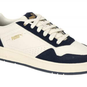 Puma 397264 04 Herren Sneaker Wei?/Navy/Gold Veloursleder Textil Innenfutter