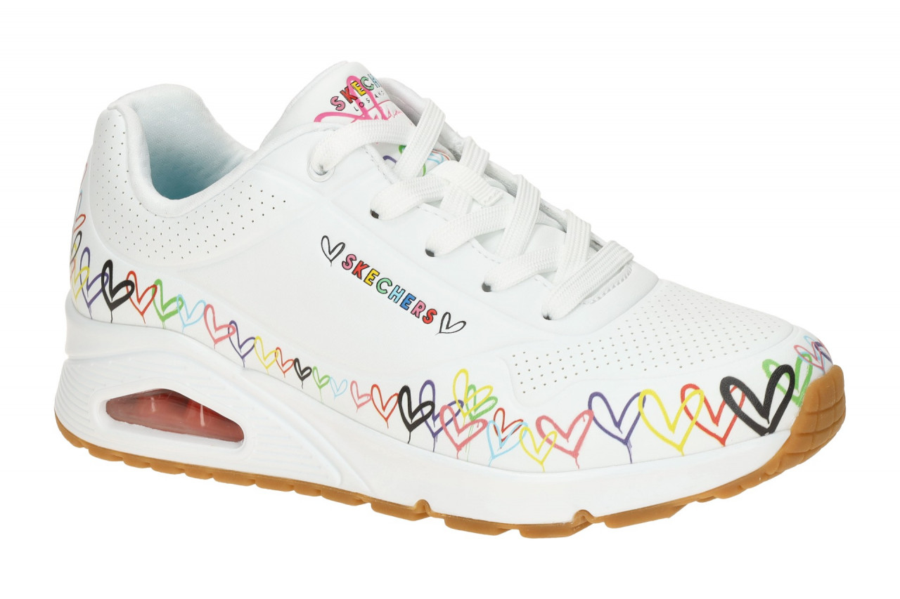 Skechers 177917 WMLT UNO - LOVE ALL AROUND sportliche Damen-Halbschuhe wei?/m... 1 Skechers 177917 WMLT UNO - LOVE ALL AROUND sportliche Damen-Halbschuhe wei?/m...