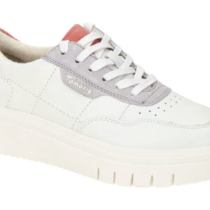 Tamaris Damenschuhe 8-83717-20 White/Lavender Bequeme Schn?r-Halbschuhe
