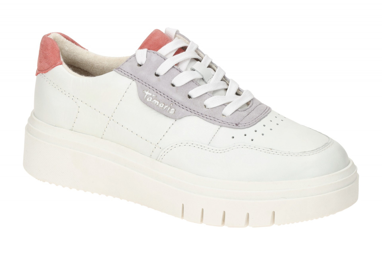 Tamaris Damenschuhe 8-83717-20 White/Lavender Bequeme Schn?r-Halbschuhe 1 Tamaris Damenschuhe 8-83717-20 White/Lavender Bequeme Schn?r-Halbschuhe