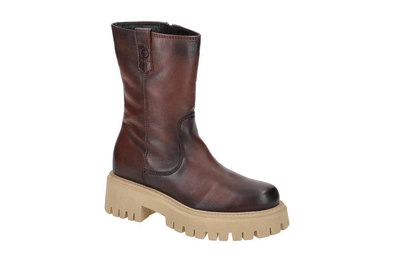 Tamaris 1-25928-39 350 Damen Stiefeletten Braun Cafe Beige Sportliche Echtled... 1 Tamaris 1-25928-39 350 Damen Stiefeletten Braun Cafe Beige Sportliche Echtled...