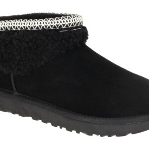 UGG 1158263 BLK Damen Winterstiefel Schwarz mit lockigem Lammfell