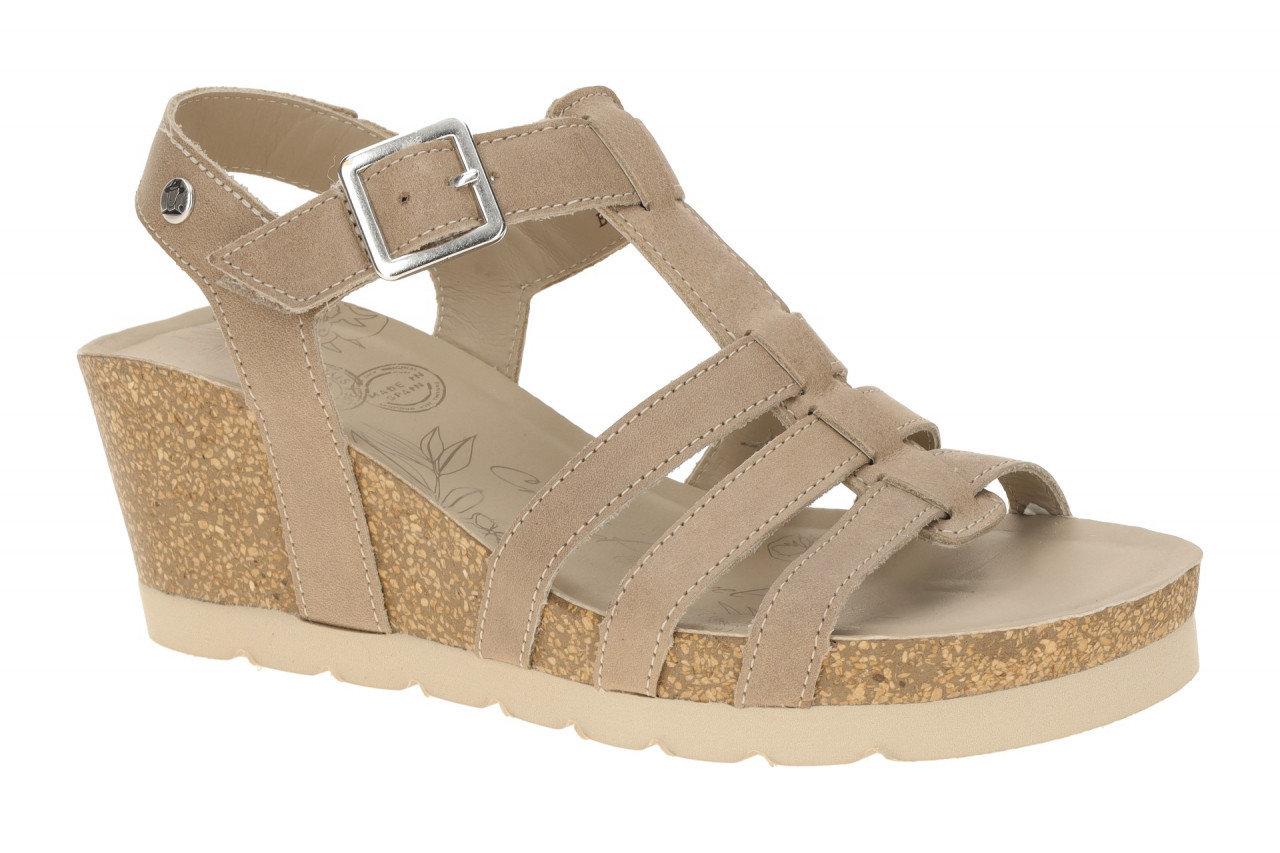 Panama Jack Damen Sandalette Vero B2 PJ Vero taupe-braun Echtleder Keilabsatz 1 Panama Jack Damen Sandalette Vero B2 PJ Vero taupe-braun Echtleder Keilabsatz