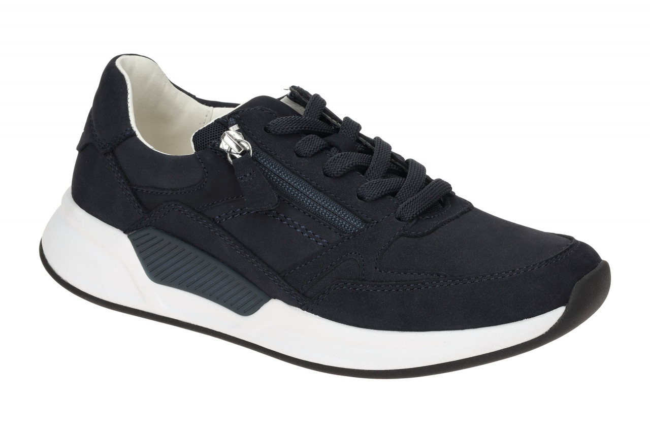 Gabor 86.958.36 ROLLINGSOFT Sneaker Damen Sportliche Halbschuhe Blau 1 Gabor 86.958.36 ROLLINGSOFT Sneaker Damen Sportliche Halbschuhe Blau