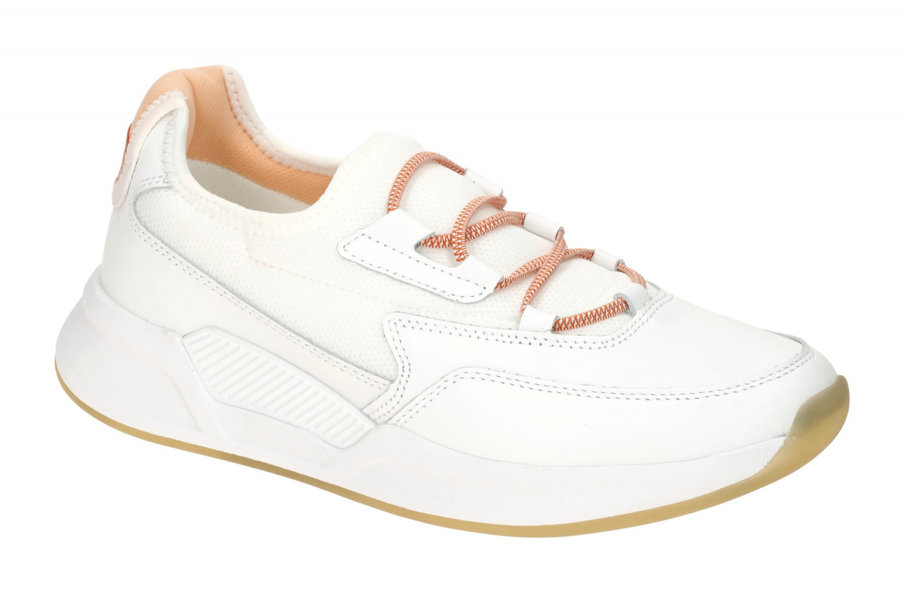 Gabor 66.951 ROLLINGSOFT Damenschuhe wei?/orange Sneakers 1 Gabor 66.951 ROLLINGSOFT Damenschuhe wei?/orange Sneakers