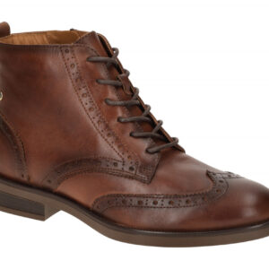 Pikolinos Damen Stiefeletten W3C-8856 cognac PUERTOLLANO Budapester Braun Ech...