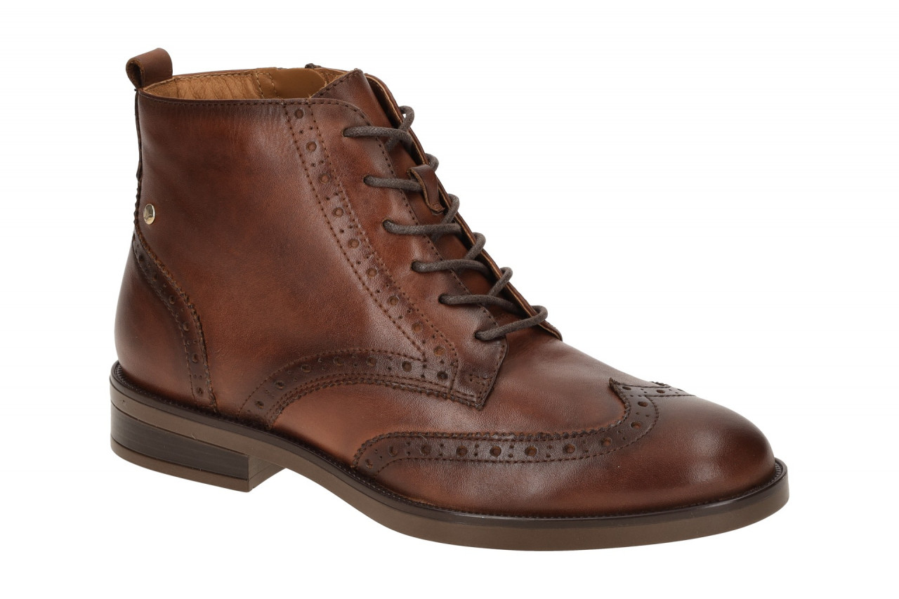 Pikolinos Damen Stiefeletten W3C-8856 cognac PUERTOLLANO Budapester Braun Ech... 1 Pikolinos Damen Stiefeletten W3C-8856 cognac PUERTOLLANO Budapester Braun Ech...