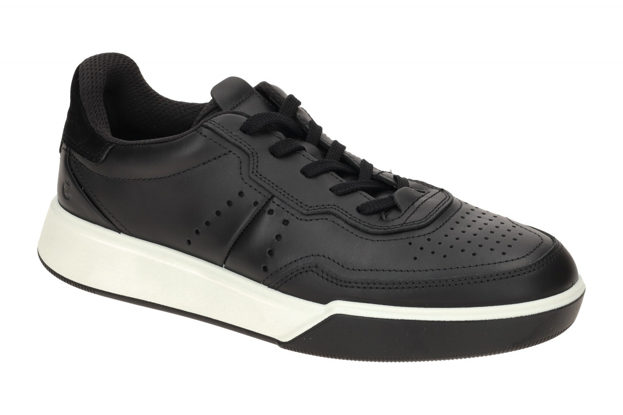 Ecco 53981451052 STREET COURT Herrenschuhe Sneakers Schwarz - Black/Black 1 Ecco 53981451052 STREET COURT Herrenschuhe Sneakers Schwarz - Black/Black